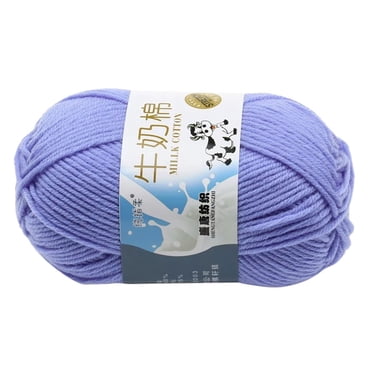 LSLJS Soft Yarn for Crocheting and Knitting Crafts Project, Hand-made DIY Scarf Sweater Coat Bar Needle Thread Baby Line Cotton Wool DIY Yarn