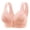 Watermelon Red, variant on Birdeem Bras for Women Ladies Traceless Comfortable No Steel Ring Breathable Gathering Front Opening Buckle Bra Woman Underwear