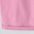thumbnail image 4 of Pisexur Womens Shorts Cotton Linen Drawstring Solid Color Gym Workout Shorts Summer Comfy Elastic Waisted Shorts Plus Size Lounge Shorts Casual Beach Knee Length Shorts with Pockets,S-6XL, 4 of 6
