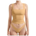 thumbnail image 1 of Lixiuxyad Basic Tank Tops Women Sexy Square Neck Tank Top Summer Going Out Basic Shirt, 1 of 4
