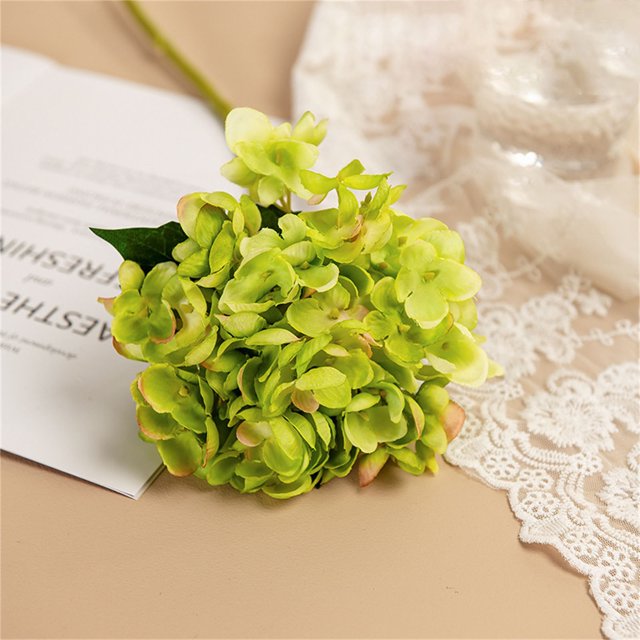 XZNGL Fake Flowers Outdoor Fake Flowers for Decoration Hydrangeas Fake Flowers Simulation Flowers Hydrangea Home Decoration Wedding Hand Bouquet Flower Flower Wall Fake Flowers Hanging Fake Flowers