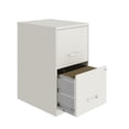 thumbnail image 4 of Space Solutions 18 inch 2 Drawer Metal File Cabinet, Pearl White, 4 of 4