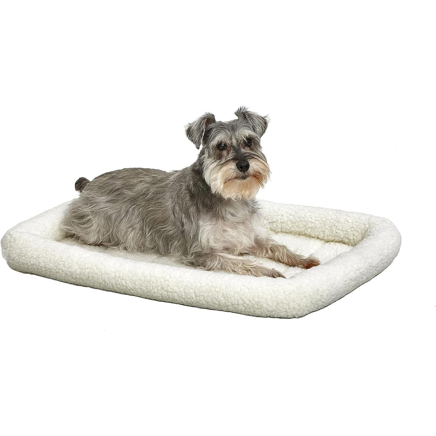 Midwest Homes For Pets Midwest Quiet Time Natural Fleece Dog Bed