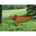 thumbnail image 2 of Hamac Double de Style Brésilien de Luxe - Jaune Vert Rouge, 2 of 3