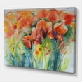 thumbnail image 3 of Designart Red Blossoming Poppies V Canvas Wall Art, 3 of 4