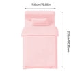 thumbnail image 3 of Ohufall Drap de Lit Grand Jetable Épaissi Drap de Lit Portable pour Hôtel Voyage Format Double, 3 of 7
