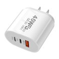 thumbnail image 1 of 40W Compact Wall Charging Station - 2 Type - C PD + 3 USB Ports, Lightweight and Portable, 1 of 6