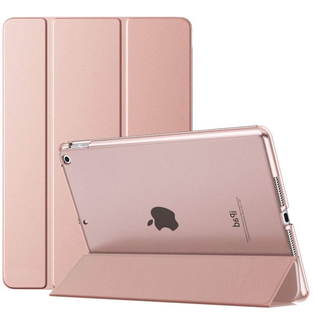 Case for iPad 7 (10.2-Inch, 7th Generation), Auto Wake/Sleep Cover, Black Rosegold