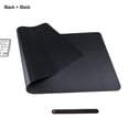 thumbnail image 1 of Daisyyozoid Pure Color Leather Mouse Pad Large Waterproof Desk Pad Home Office Laptop Leather Mouse Pad Writing Pad Double-sided, 1 of 2