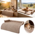 thumbnail image 2 of Washable Pet Bed Sofa Protector Mat with Soft Warm Cushion for Dogs and Cats Indoor Comfort, 2 of 6