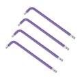 thumbnail image 1 of Unique Bargains 8mm Ball End Hex Key Wrench, L Shaped Long Arm S2 Steel Repairing Tool 4 Pack, 1 of 5