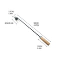 thumbnail image 4 of Wzzjkit Weed Puller Tool Gardening Rake Removal Manganese Steel Small Size Hand Holding Loosening Digging Planting Vegetable Flower Hoe Weed Remover Tool, 4 of 4