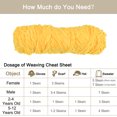 thumbnail image 4 of Unique Bargains Fil Chenille 100 % Polyester Jaune, 3 Écheveaux, 4 of 7
