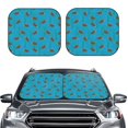 thumbnail image 2 of Wukai Sea Turtle Car Front Windshield Sun Shade,Sun Visor Shield Block Automotive Interior Protector Blocks UV Rays-Medium, 2 of 6