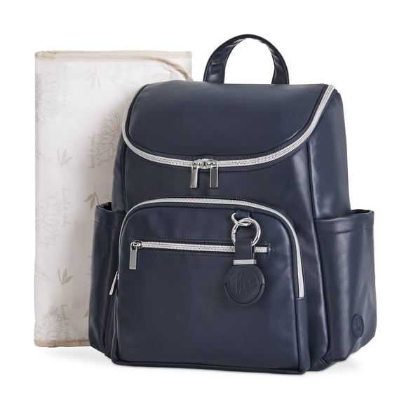 Hannah & Sophia Ready to Roam Diaper Bag Set, Moonmist Blue