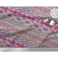 thumbnail image 2 of Soimoi Rayon Fabric Aztec Geometric Decor Fabric Printed Yard 56 Inch Wide, 2 of 3