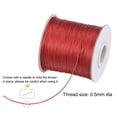 thumbnail image 3 of Unique Bargains Beading Thread Bracelet Weave Bead Craft Cord 0.5mm 159M/Roll (173-Yards) Decorative String, Wine Red, 3 of 7