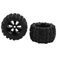 thumbnail image 3 of Vobor 2Pcs RC Car Rubber Tire Replacement Strong Grip 170mm Diameter RC Rubber Tires for ZD Racing 08427 1/8 RC Car, 3 of 9