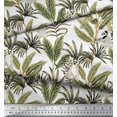thumbnail image 2 of Soimoi Rayon Fabric Floral & Car Cartoon Print Sewing Fabric Yard 56 Inch Wide, 2 of 3