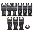 thumbnail image 2 of WETOOLPLUS 9-Pack Oscillating Tool Blades with Adapter, Compatible with Rockwell RW8981K Old & New Models, Universal Fit Multitool Saw for Wood Metal Plastic, Bi-Metal End Cut Kit, 2 of 5