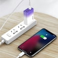 thumbnail image 4 of RRJ 65W Fast Charger, Gradient LED Multi Port USB Charging Head, QC3.0 Quick Charge Technology, High Power Wall Charger for Phone Tablet Laptop, 4 of 6