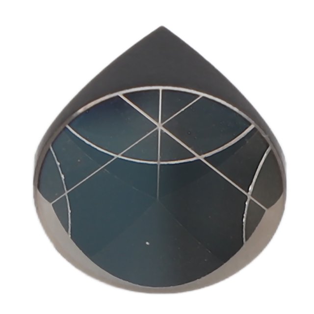 Prism, Cube d'Angle Station Totale Prisme Polyvalent Portable Excellente Transparence Verre Optique pour Arpentage