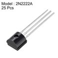 thumbnail image 2 of Unique Bargains 2N2222A Transistor à Encapsulage Plastique NPN TO-92 25 Pcs, 2 of 2