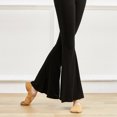 thumbnail image 3 of Women Yoga Pants Modal Flared Bottom Soft Lounging Training Pants, 3 of 8