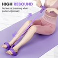 thumbnail image 4 of 21 Fitness Resistance Bands 4 Tube Pedal Ankle Puller, 4 of 7