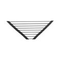 thumbnail image 1 of Triangular Coil Drying Rack Triangular Coil Drying Rack Kitchen Drain Triangular Dish Drying Rack Triangular Dish Drying Rack Sink Angle 304 Stainless Steel, 1 of 8