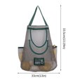 thumbnail image 3 of Oleegame 1PC Produce Storage Household Fruit And Vegetable Mesh Bag Foldable Tote Shopping Bag Reusable Tote Bag Recycling Storage Tote Bag With Side Pockets, 3 of 8