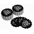 thumbnail image 3 of Inkdotpot Real Silver Foil Jingle All The Way Christmas Tags Favor Hang Paper Tags 50 Pieces, 3 of 6