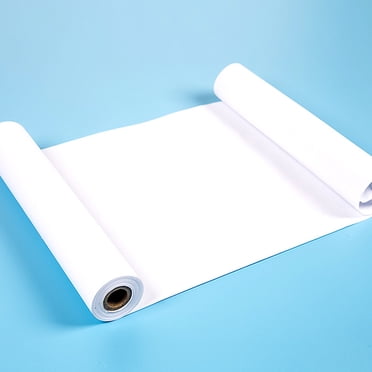 Papier à Dessin Blanc Rouleau de Papier à Dessin Rouleaux de Papier pour Enfant Activité Artisanale et Peinture Art Papier Aquarelle (45cm x 10m)