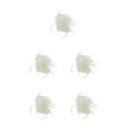 thumbnail image 1 of pitrice 1/2/3/5 Maille Fascinator Femmes Coiffure Prom Maquillage Nuptiale Scène Réglable Performance Photo Coiffe Fille Bande de Cheveux Beige 5PCS, 1 of 6