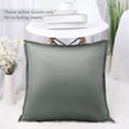 thumbnail image 1 of PiccoCasa Soft Velvet Throw Pillow Covers, Solid Cushion Covers Gray 18"x18", 1 of 7