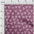 thumbnail image 2 of oneOone Viscose Chiffon Purple Fabric Asian Block Craft Projects Decor Fabric Printed By The Yard 42 Inch Wide, 2 of 4