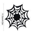 thumbnail image 3 of Todaioua Halloween Bat Spider Web Placemats Happy Halloween Black Gothic Place Mats Non-Slip, Heat Resistant Bat Table Mat for Holiday Party Decorations Kitchen Dining Table, 3 of 7
