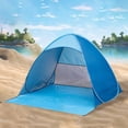 thumbnail image 5 of Outdoor Camping Camping Beach up Beach Tent Sun Shelter for 2 to 3 Person 98% Includes 6 Tent Peg and Storage Bag to Withstand Wind Water Proof for Fishing Hiking Camping, 5 of 5