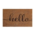 thumbnail image 1 of Coir Welcome Mat for Front Door Entrance and Outdoor Home Use Durable Natural Fiber Doormat, 1 of 1