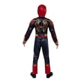 thumbnail image 3 of MARVEL Integrated Spider-Man Official Youth Halloween Costume - Premium Quality Padded Jumpsuit with Detachable Fabric Mask, 3 of 4