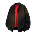thumbnail image 1 of Dagegui Men's Coats Lightweight Spring Fall Jackets Stylish Zip Up Collared Outerwear Outdoor Everyday Jacket with Pockets Black S, 1 of 8