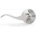 thumbnail image 1 of Satin Nickel Door Handle Interior Brushed Nickel Passage Door Lever for Hall and Closet Keyless Door Lock Set Reversible for Left Right Sided Doors Leverset Handleset, 1 of 6