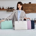 thumbnail image 3 of MesaSe 14/15-inch Tablet Handbag with Fixed Strap Portable Handles Multi Compartment Pockets Zipper Closure Soft Lining Storage Anti-Col, 3 of 10