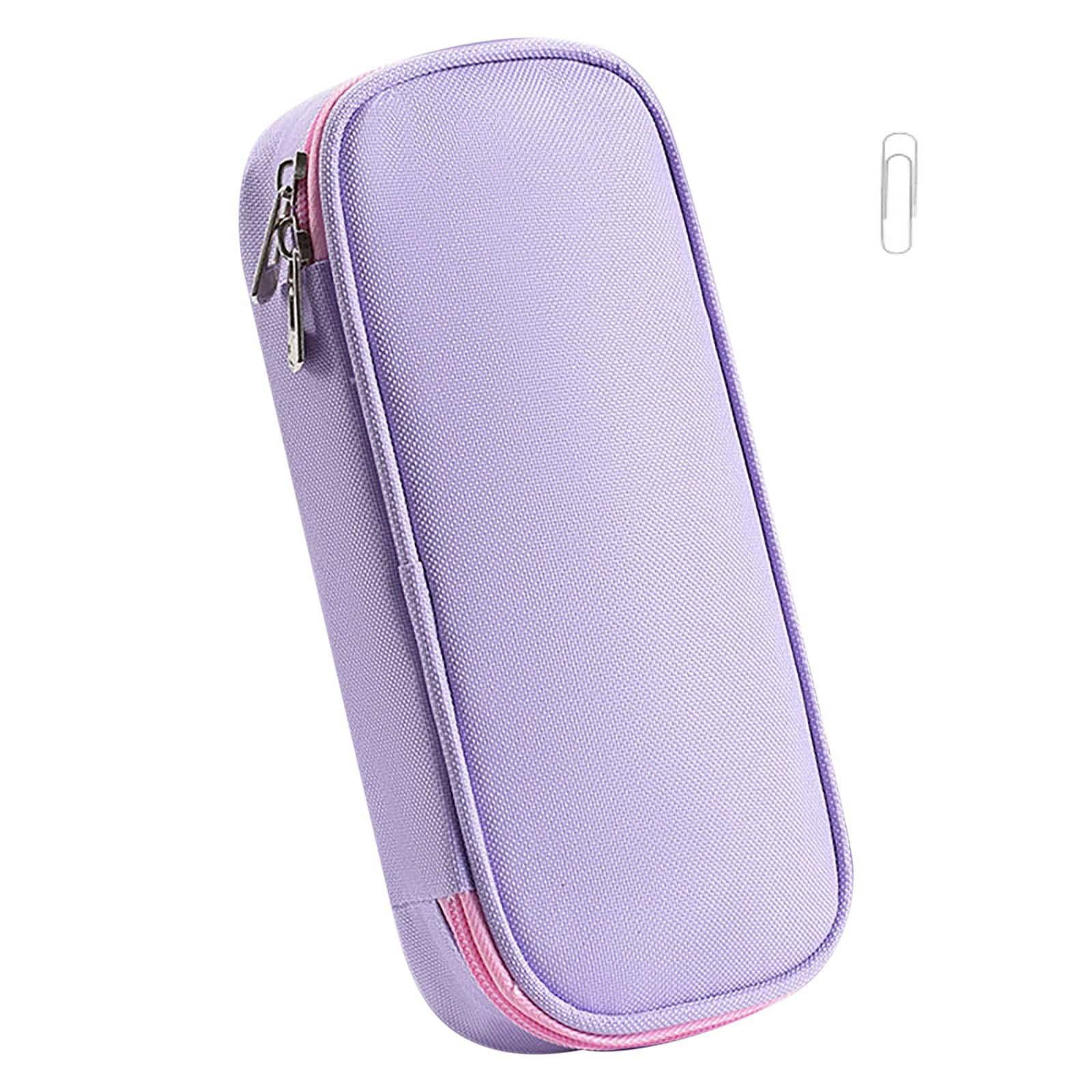 PALIFEUR Pencil Case Purecolor Large Capacity Pencil Case Multifunctional Pencil Case Cute Practical Pencil Case Boys and Girls StudentsMulticolor Optional Pencil Pouch