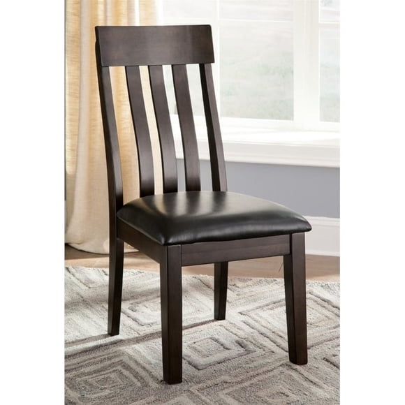 Ashley Furniture Haddigan Upholstered Dining Chair, Dark Brown (Set of 1)