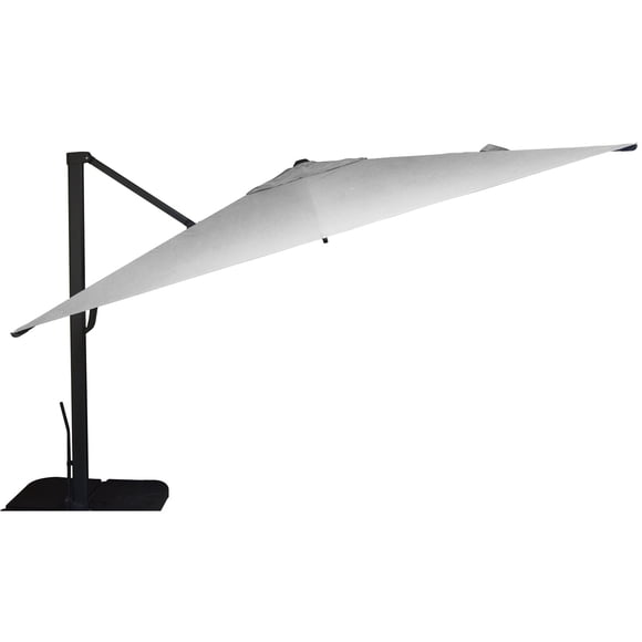 F. Corriveau International - Parapluie Carré Oasis, 10 Pieds x 10 Pieds, Tissu Résistant aux UV, Beige