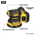 thumbnail image 4 of DEWALT DCW210P1 Ponceuse à Orbite Aléatoire Sans Fil 20 V MAX de 5 Po avec Batterie, 4 of 8