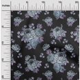 thumbnail image 2 of oneOone Cotton Flex Black Fabric Florals Craft Projects Decor Fabric Printed By The Yard 40 Inch Wide, 2 of 4