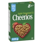 Apple Cinnamon Cheerios Céréales pour le petit déjeuner, Grains entiers, 420 g