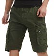 thumbnail image 4 of Shorts Cargo d'Entraînement pour Hommes Légers Randonnée Shorts à devant Plat Shorts de Travail Tactiques avec Multi-Poches, 4 of 6